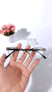 Kacamata Baca Cat Eye Brown Transparant +1.00 sd +3.00 Tangkai Sudah Pakai Per JS156D-T