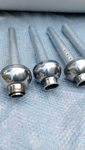 DOP SARINGAN KNALPOT + MONCONG KENOCHI SHIJIRO STENLIS TABUNG 45 INC OUT 38 45 50 MM ALL MATIC