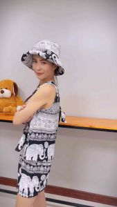 ชุดเซตช้าง 3 ชิ้น‼️ (หมวก+เสื้อ+กางเกง) เนื้อผ้านิ่มลื่นใส่สบายเหมาะกับช่วง Summer หน้าร้อน