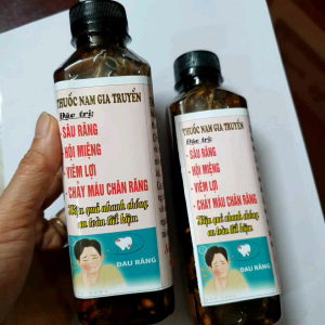 1 chai ngậm súc miệng hết đau răng viêm lợi nhiệt miệng hôi miệng chảy máu chân răng 100% thảo dược