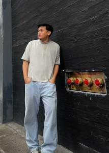 BOXY CROPPED Plain Shirt Basic Tee T-Shirt Crew Neck Pro Club Inspired High Quality