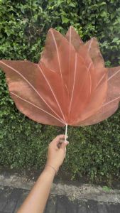 COD DAUN BUNGA ARTIFICIAL KAIN ORGANDI DAUN DEKORASI TERMURAH DAN TERLARIS