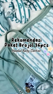 36 Pcs paket Lahiran Lengkap Baju Bayi Celana Bayi Baru Lahir SNIDENZI - Haekal Baby Clothes