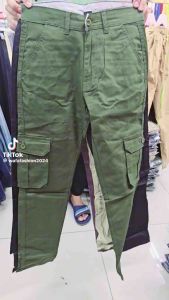 SELUAR CARGO SIX POCKET STRAIGHT CUT TALI PINGGANG MENS PANTS