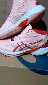 Sepatu olahraga wanita sky elit mid pink red / Sepatu volly wanita