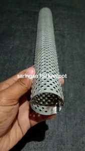 SARINGAN FULL KNALPOT COPY TZM CMS GEN3 DLL INLET 38 MM LUBANG PLAT 2 MM PANJANG 40 CM