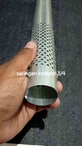SARINGAN 3/4 KNALPOT COPY TZM CMS GEN3 DLL INLET 38 MM LUBANG PLAT 2 MM PANJANG 40 CM