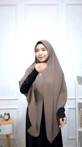 KHIMAR ZIPPER SYARI/SEGI 3 INSTAN ZIPPER jumbo 150x150