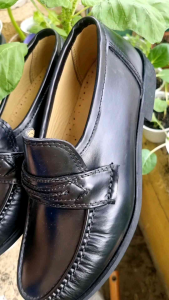 Alex Shoes 6137 Genuine Leather Vintage Style Braided Detail Mens Shoes