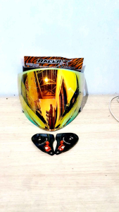 Kaca Visor Helm NJS Kairoz Kairos Iridium Revo Red Original Norisk Free Ratchet PNP