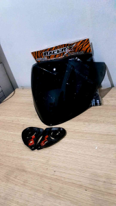 Kaca Visor Helm NJS Kairoz Kairos Iridium Drak Smoke Original Norisk Free Ratchet PNP