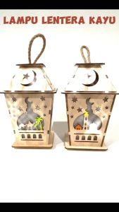 Lampu Lentera Kayu Lebaran: Dekorasi Tradisional Idul Fitri
