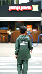 Jas Hujan Anak Stelan HAZZENDA Paling Murah Bahan PVC 025 Kualitas Premium