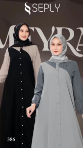 Seply Gamis Terbaru Anggun dan Elegan Meyra 386