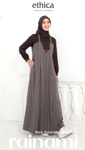 Gamis Ethica Terbaru Rainami 32 Dress Cantik Model Kekinian
