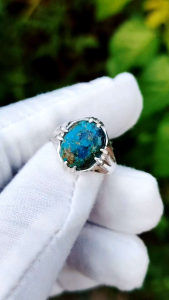 Natural Firus Arizona spiderweb silver kuku kambing