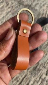 Gantungan Kunci Pendek Exclusive Handmade Kulit Sapi Asli