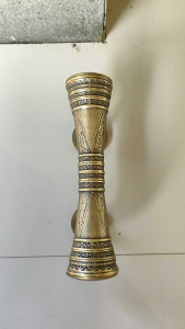 Handle Pintu Rumah Kuningan Antik Motif Godo Ukir 20 cm 2 Pcs