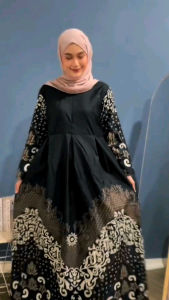 Gamis Batik Kekinian: Motif Terbaru Bahan Katun Adem dan Nyaman