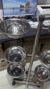 Cây Bát Nước Spa Inox Kèm 6 Thau