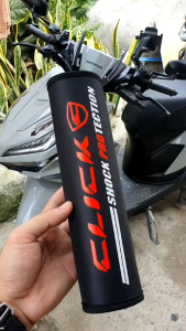 CLICK SHOCK COVER MOTORCYCLE GLOSSY FABRIC WASHABLE RUBBERIZED COVER SHOCK  MOTOR ACCESSORIES [ STOCK SHOCK ONLY ]