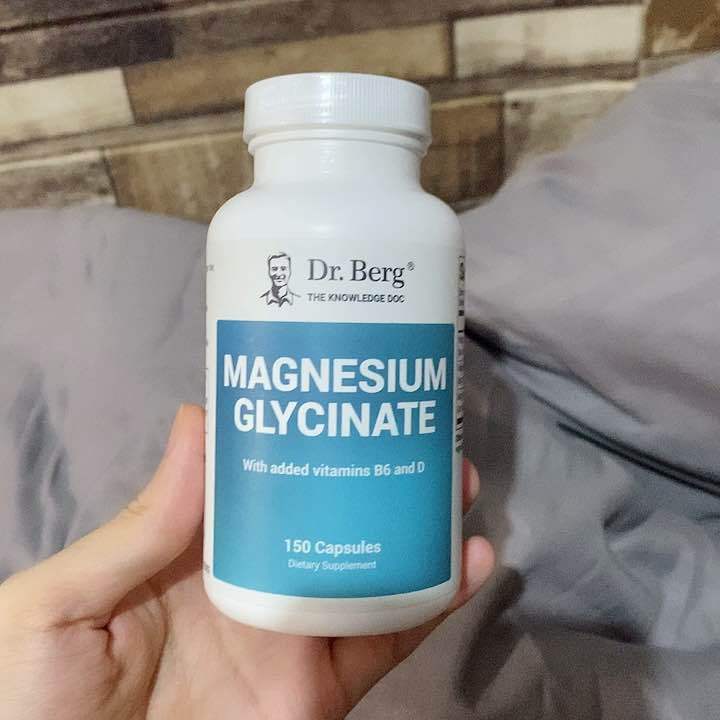 Dr. Berg Magnesium Glycinate 400 mg with Vitamin D3 and B6 150