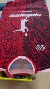 JERSI BADMINTON JERSEY TRANING BADMINTON JERSI CUSTOM [NEW DESIGN BADMINTON CLUB][FREE CUSTOM NAME] SIZE 4xs to  7XL