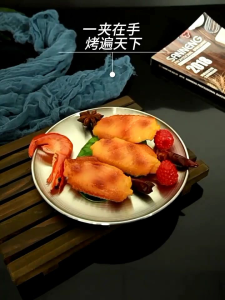 penjepit daging bbq stainless