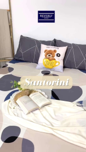 Sprei 200x200x45/180x200x40 anti geser bahan katun cvc Sprei home made