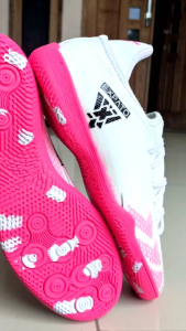 (Promo) COD Sepatu Futsal Expato Neolist Semiboot Putih Pink Terbaru - Gratis Kaoskaki