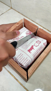 Kotak Pemotong Roti Sandwich Dari Kayu: Box Sandwich Cutter & Talenan Pemotong Roti 12x12x10