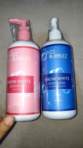 Fizz Bubble Snow White Body Wash 100% BPOM| 600 ML | Sabun Mandi Cair Untuk Merawat & Menjaga Kesegaran.