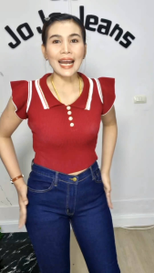 กางเกงยีนส์ สีกรม แบบซิป (J-23 ) มีไซส์ S-42 นิ้ว ยีนส์สาวอวบ ไซส์ใหญ่ กางเกงยีนผู้หญิง ขายาว เอวสูง ยีนส์