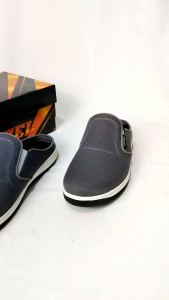 Denzel Sandal Bustong Casual Pria Cowok DZ 008 Grey - Praktis dan Nyaman - Bayar di Tempat