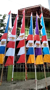 umbul umbul hias model kuda laut isi 10 pcs