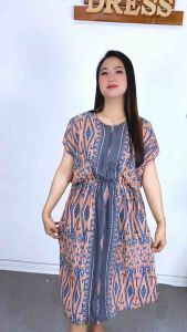 Daster Batik Busui Jumbo Katun Rayon LD130