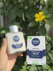 Kem dưỡng da sau cạo râu Nivea Men Sensitive Post Shave Balm 5 In 1 chai 100ml