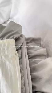 🇲🇾 Ready Stock (Same Day Delivery) LACE GREY CREAM 900TC 35CM Microfiber Bedsheets Set Lace Series