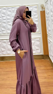 GAMIS AZZAHRA BAHAN SHAKILA PREMIUM UKURAN STANDAR DAN JUMBO