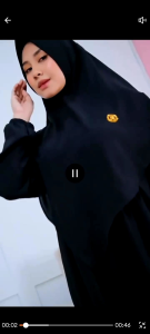 AMARA GAMIS SYAR I SET HIJAB KRINGKEL AIR FLOW BUSUY (COD)