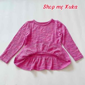 Áo len tay dài Cat & Jack bé gái màu hồng