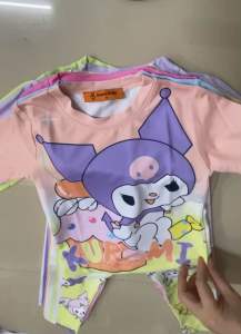 11-45kg+bộ dài tay bé gái thun lạnh bao đẹp mềm mịn với nhiều hình in hot siêu cưng 281