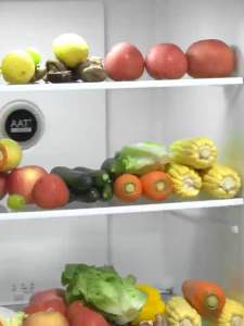 Freezer Refrigerator Food Fruit Vegetable Storage Container With Timer