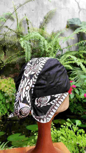 Blangkon Jogja Mataram Royal Quality Motif Soca sidangan merah putih