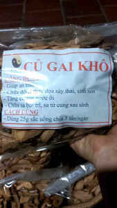 củ gai khô giúp an thai dưỡng thai