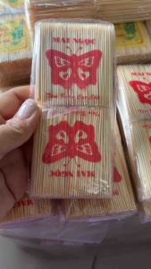 [giá sỉ] Combo 10 Lốc Tăm Bướm Cao Cấp Mai Ngọc 2 Đầu Nhọn Cứng Cáp Vệ Sinh An Toàn 1 Lốc 10Gói Nhỏ