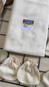 4in1 Bedong Bayi Topi Kupluk Bayi Sarung Tangan Kaki Bedong Polos Bayi Perlengkapan Bayi Parsel