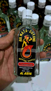 12 botol minyak wangi cap duyung putih besar isi perbotol 60ml