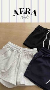 【READYSTOCK】Aera shorts high waist cotton sport shorts casual loose shorts 高腰休闲短裤女 棉质短裤 纯色宽松短裤 运动短裤