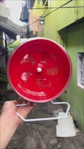 Silent Hamster Wheel with Stand | Quiet Running Wheel for Syrian & Dwarf Hamsters